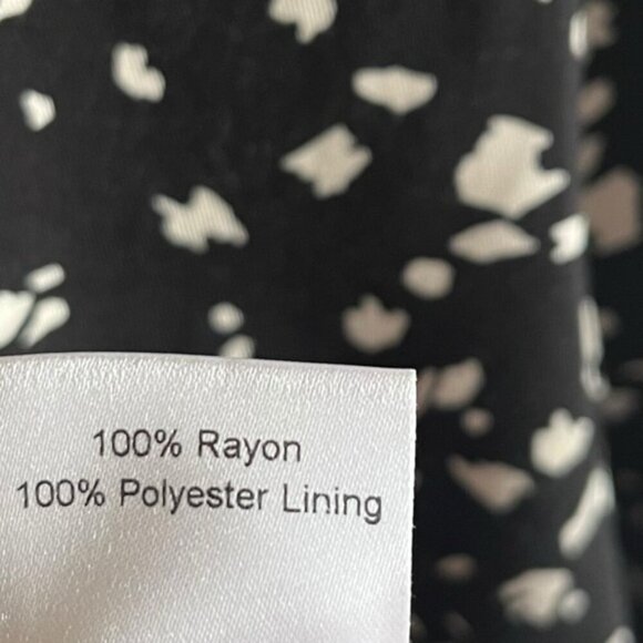 Park & Fifth Dress Size XS Black and White Midi - Picture 15 of 16